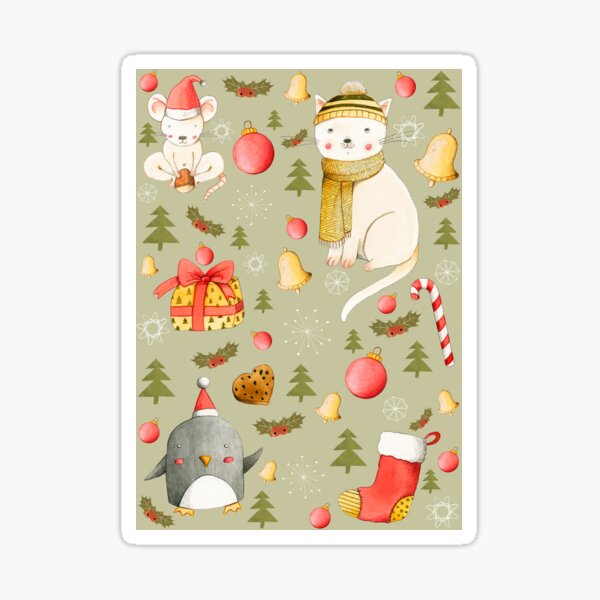 Christmas Pattern Sticker