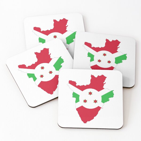 Item preview, Burundi flag map  designed and sold by tony4urban.