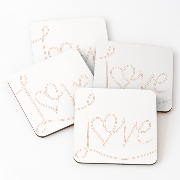 Item preview, Orange Love lettering designed and sold by CreativeKari.