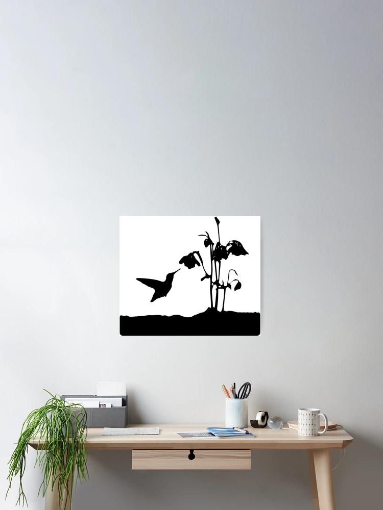 Thumbnail 2 of 3, Poster, Humming Bird designed and sold by ROPATROKOLA.