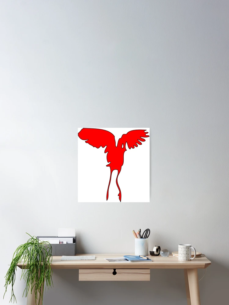 Thumbnail 2 of 3, Poster, Red Stork designed and sold by ROPATROKOLA.