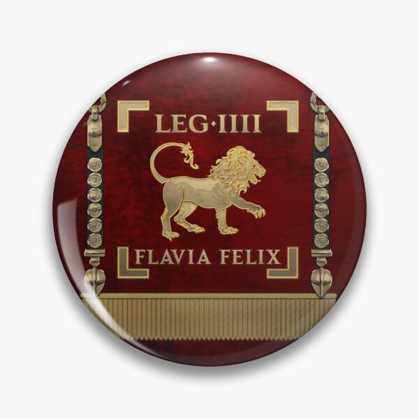 Item preview, Standard of the Lucky Flavian Fourth Legion - Vexillum of Legio IV Flavia Felix designed and sold by Serge Averbukh Art Studio.