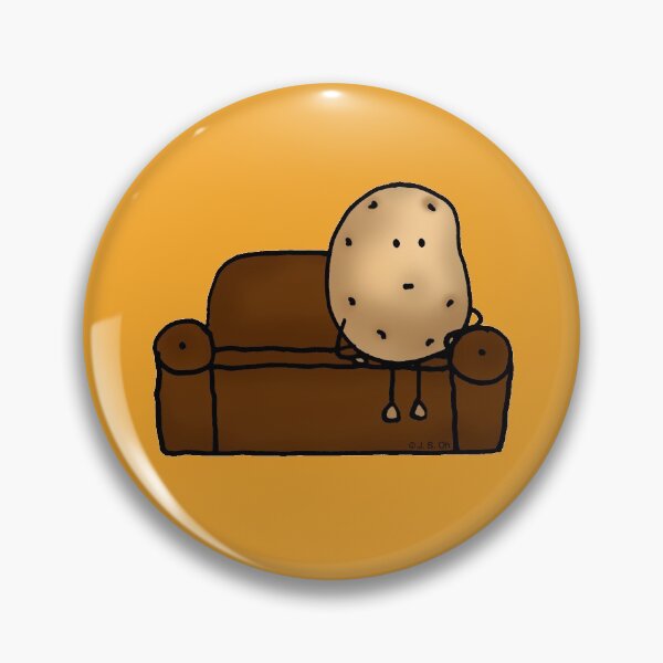 Item preview, Funny couch potato cartoon designed and sold by CuteCartoon.