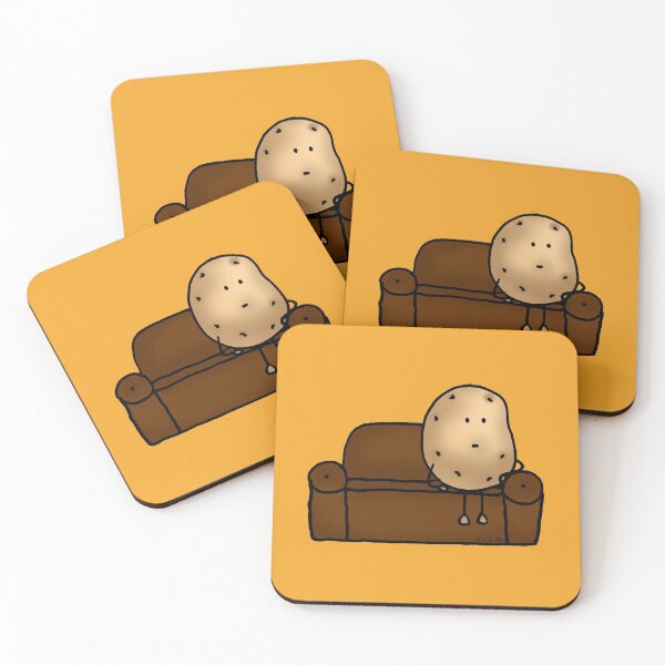 Item preview, Funny couch potato cartoon designed and sold by CuteCartoon.