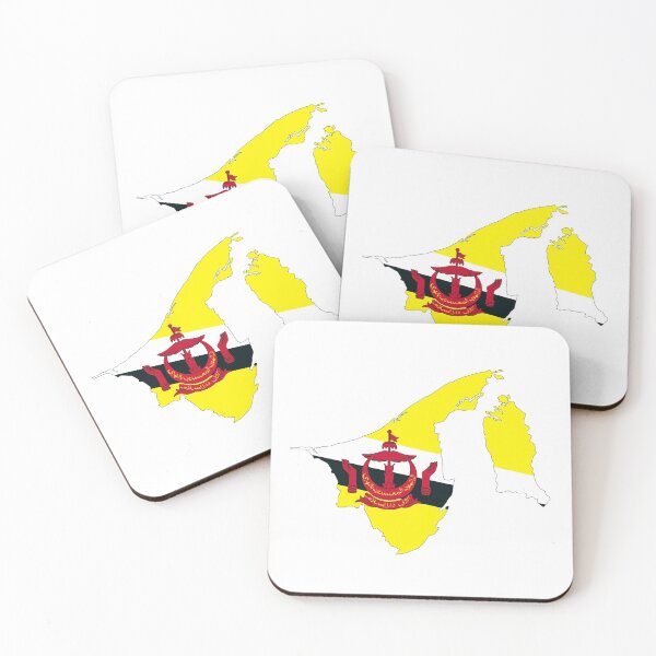 Item preview, brunei country flag map symbol designed and sold by tony4urban.