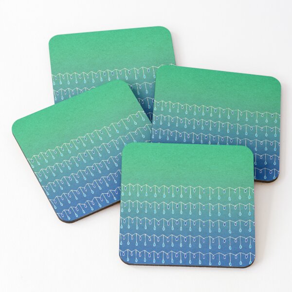 Item preview, Droplets, Green designed and sold by Janet Antepara.