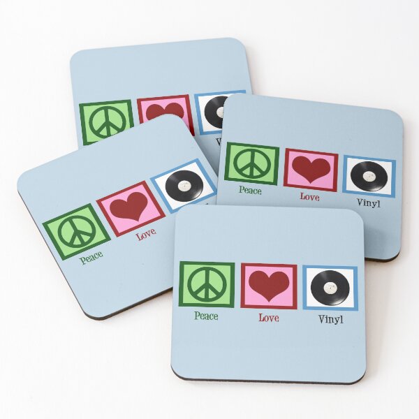 Item preview, Peace Love Vinyl Records designed and sold by Epic Love Designs.