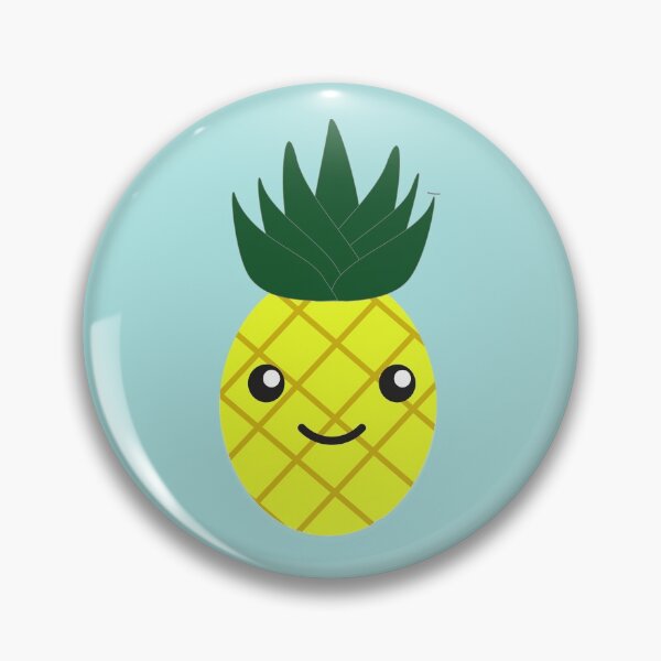 Item preview, Cute Kawaii Pineapple designed and sold by Hedgie Designs.
