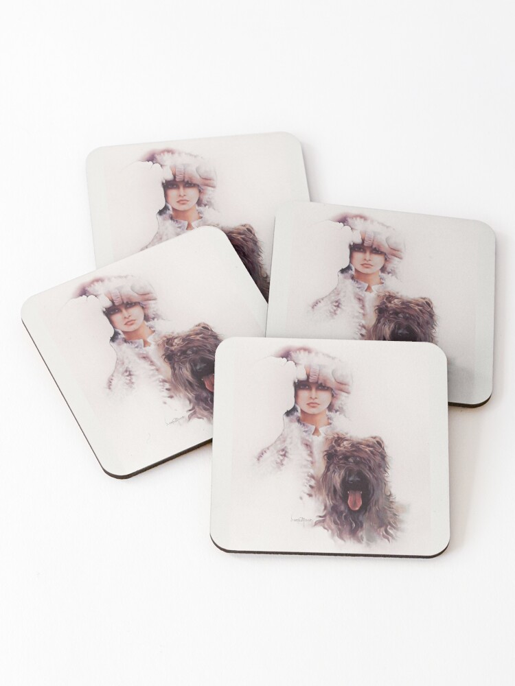 Thumbnail 1 of 5, Coasters (Set of 4), Diana designed and sold by Sara Moon.