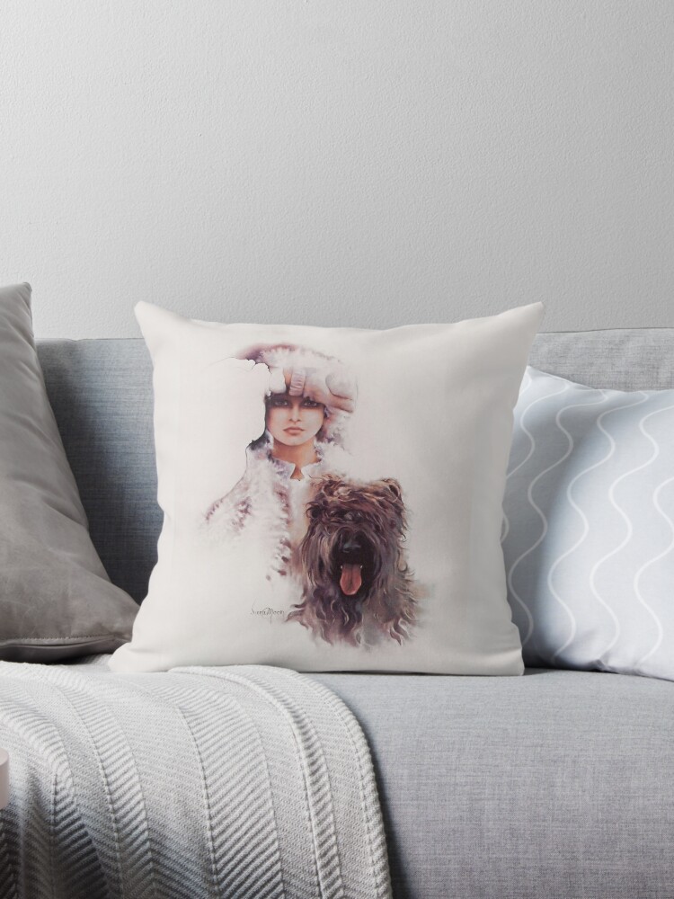 Thumbnail 1 of 3, Throw Pillow, Diana designed and sold by Sara Moon.