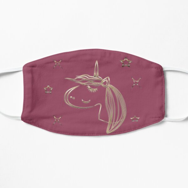 Gold Unicorn Party Mask