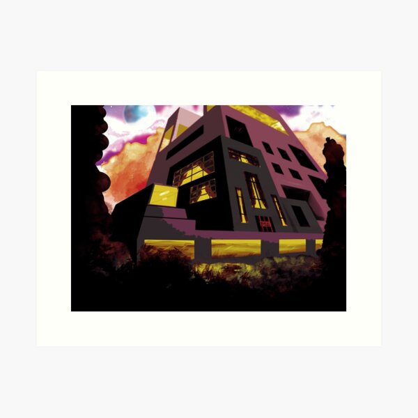 Item preview, Alien imperial palace landscape by Justin Cobb designed and sold by Justin Cobb.