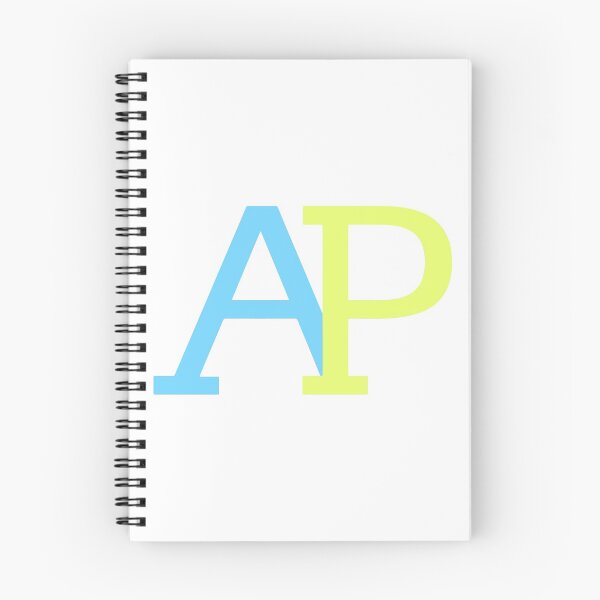 Item preview, Pastel Neon Blue/Yellow AP Logo designed and sold by katehalushka1.