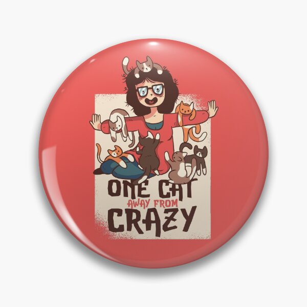 Item preview, Crazy Cat Lady designed and sold by Cute and Funny Animal Art Designs.