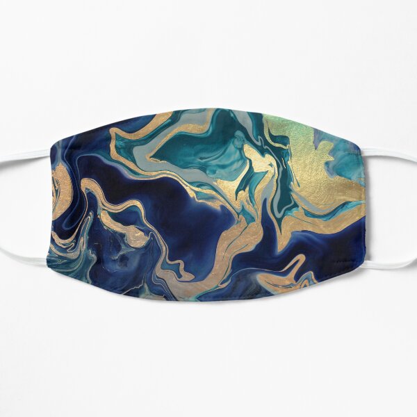 DRAMAQUEEN GOLD INDIGO by Monika Strigel® Flat Mask