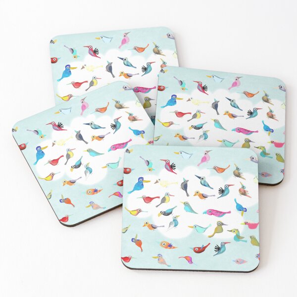 Item preview, Birds and cloud baby blue sky designed and sold by rupydetequila.