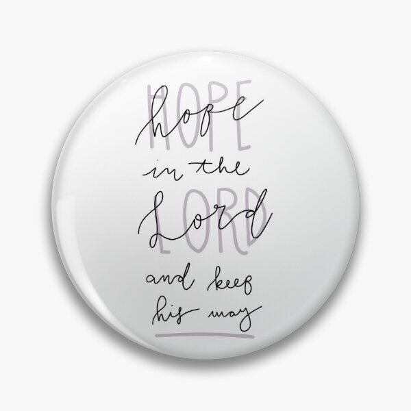 Item preview,  Hope In The Lord- Lilac designed and sold by Grace Winkel.