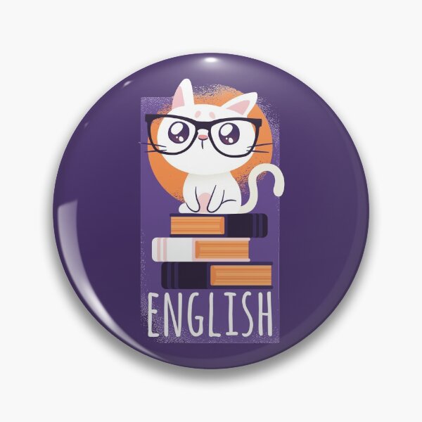 Item preview, Smart Nerdy English Cat designed and sold by Cute and Funny Animal Art Designs.