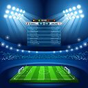 Football Stadium Background Art Print By Aurielaki Redbubble