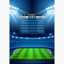 Football Stadium Background Spiral Notebook By Aurielaki Redbubble