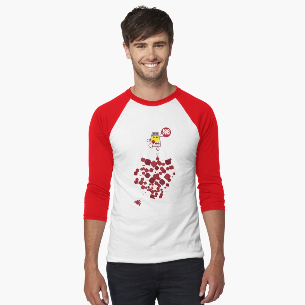 Item preview, Baseball ¾ Sleeve T-Shirt designed and sold by 180ronin.