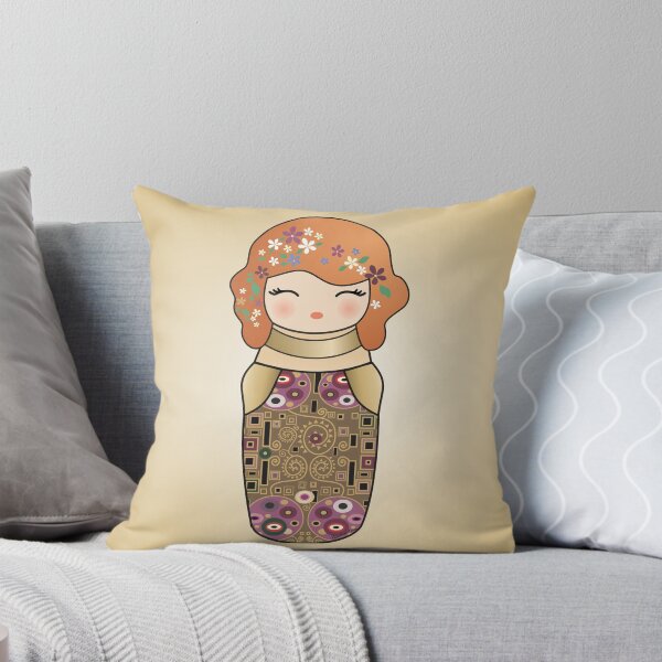 Item preview, Kokeshi cute Klimt girl designed and sold by Pendientera.