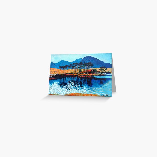 Pine Island, Derryclare (Co. Galway, Ireland) Greeting Card