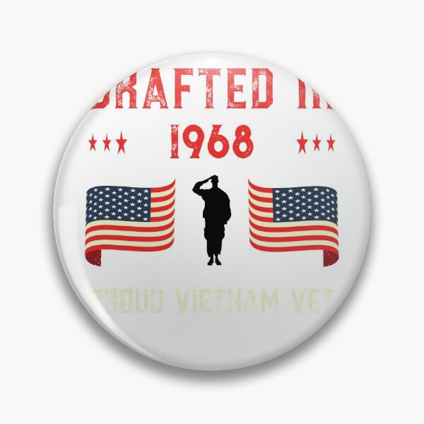 Item preview, Mens Vietnam Veteran Drafted 1968 Draft War Proud American Flag design designed and sold by CreatedByHeidi.