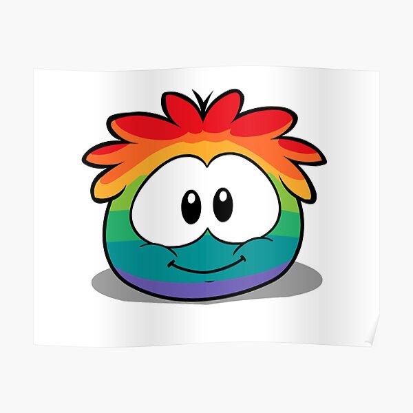 Featured image of post Rainbow Puffle Plush To adopt a rainbow puffle members need to complete the 4 tasks provided at the puffle hotel and launching from the cannon to the cloud where rainbow puffles live