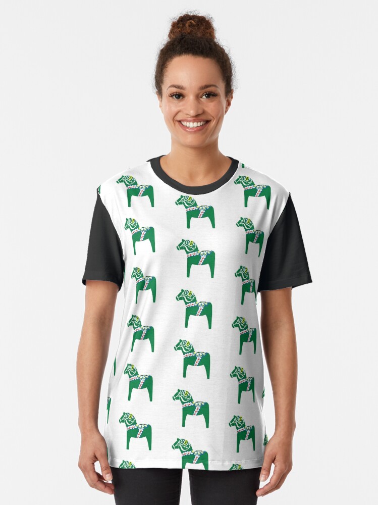 dala horse t shirt