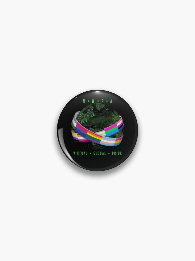 Pin, NWPA Global Virtual Pride designed and sold by Patrick Hiller