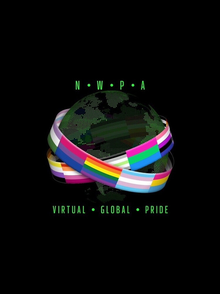Artwork view, NWPA Global Virtual Pride designed and sold by Patrick Hiller