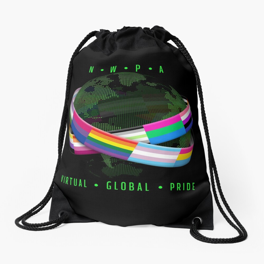 NWPA Global Virtual Pride Drawstring Bag