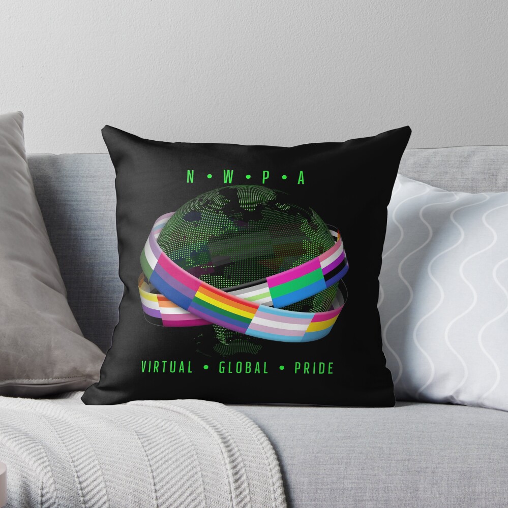 NWPA Global Virtual Pride Throw Pillow