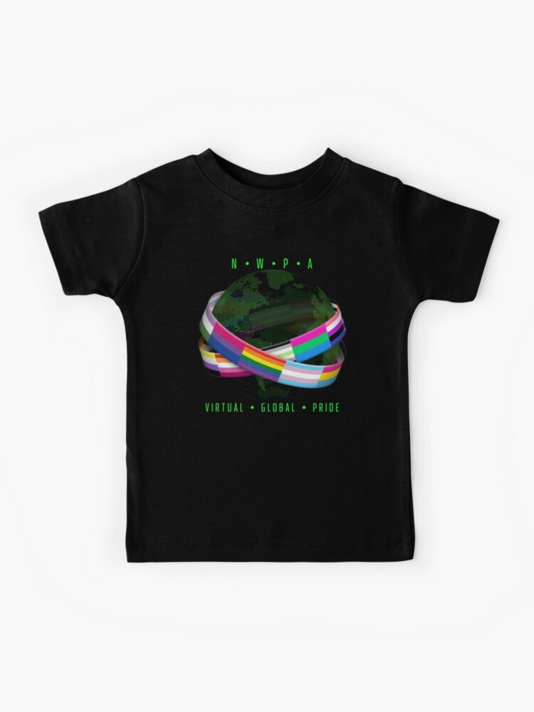 Kids T-Shirt, NWPA Global Virtual Pride designed and sold by Patrick Hiller