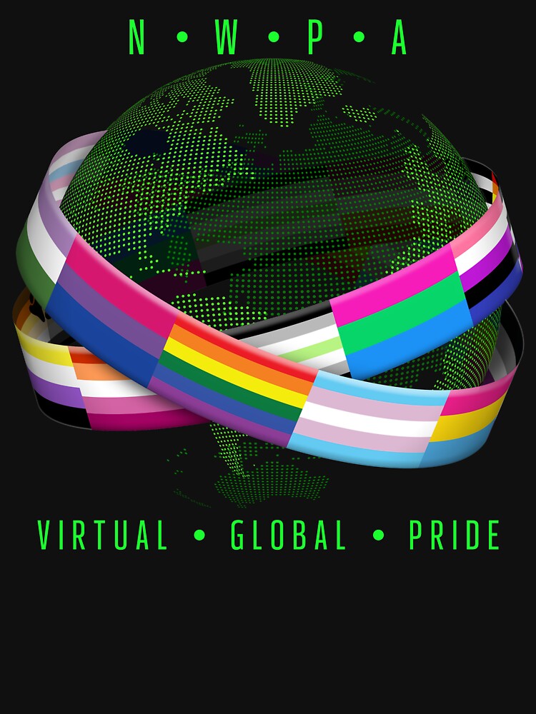 Artwork view, NWPA Global Virtual Pride designed and sold by Patrick Hiller
