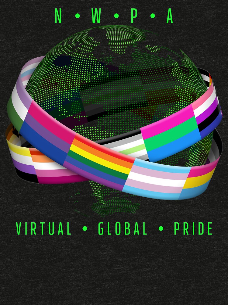 Thumbnail 7 of 7, Tri-blend T-Shirt, NWPA Global Virtual Pride designed and sold by valador.