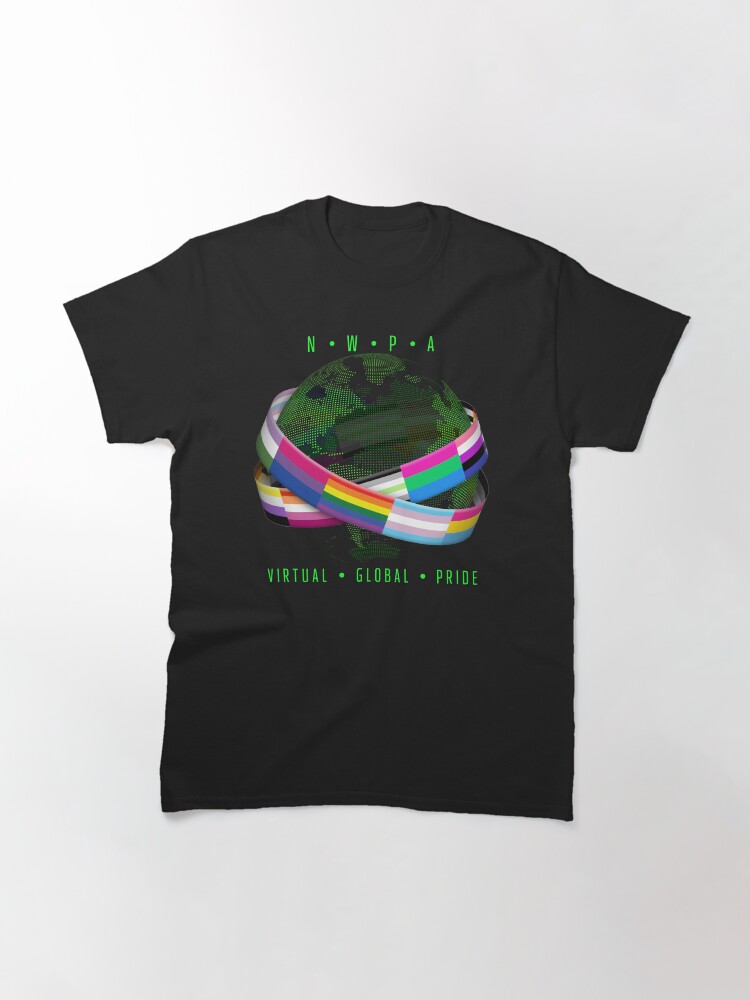 Thumbnail 3 of 7, Classic T-Shirt, NWPA Global Virtual Pride designed and sold by valador.