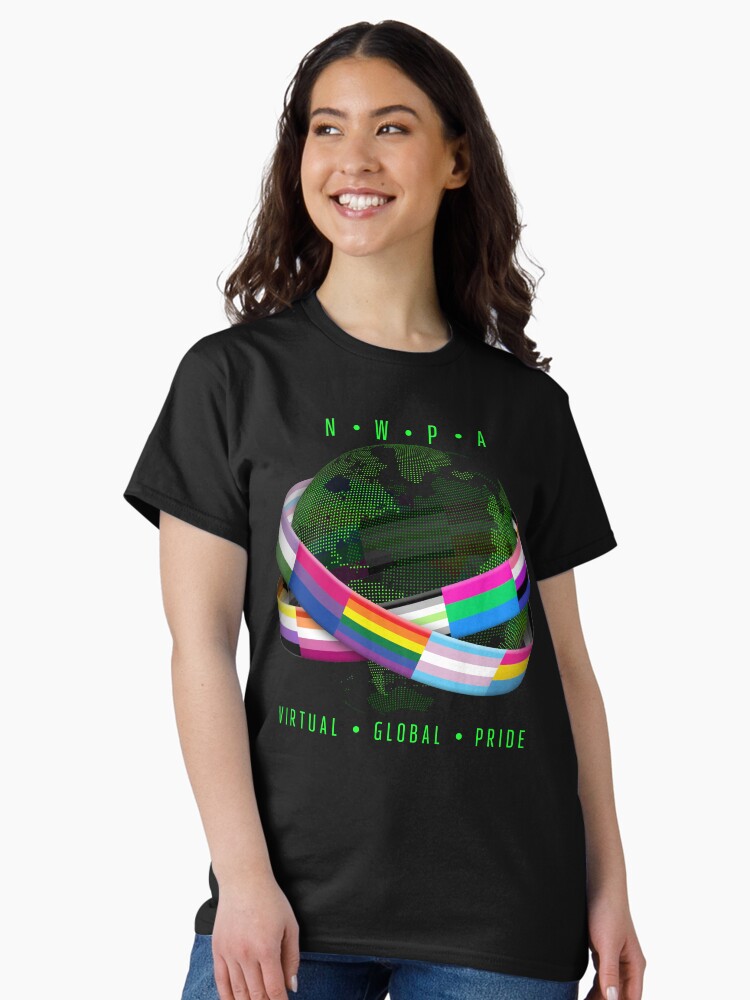 Thumbnail 2 of 7, Classic T-Shirt, NWPA Global Virtual Pride designed and sold by valador.