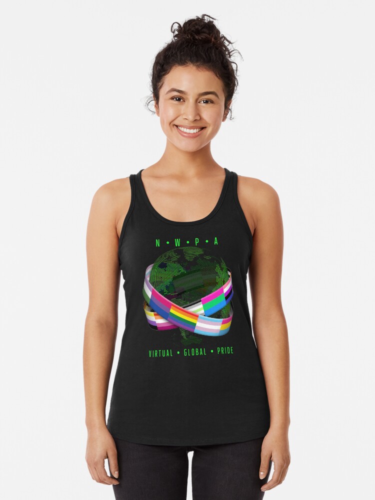 Thumbnail 1 of 3, Racerback Tank Top, NWPA Global Virtual Pride designed and sold by Patrick Hiller.