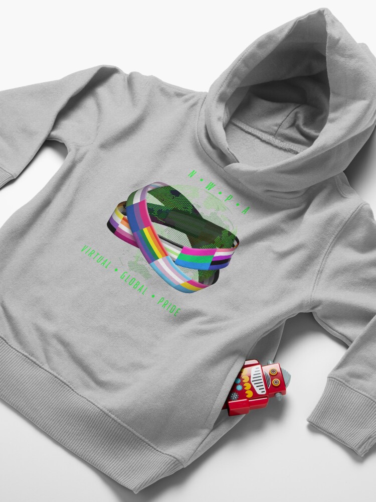 Alternate view of NWPA Global Virtual Pride Toddler Pullover Hoodie