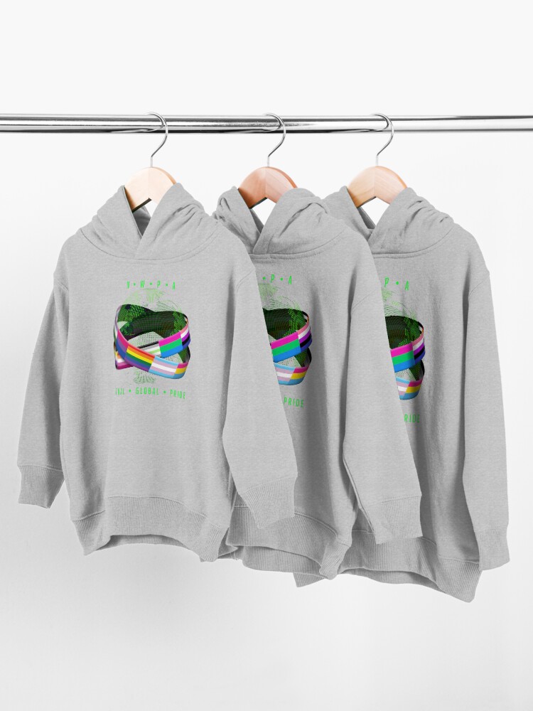Alternate view of NWPA Global Virtual Pride Toddler Pullover Hoodie