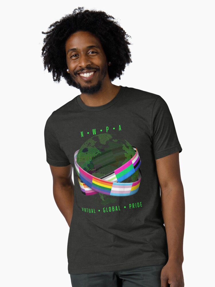 Thumbnail 1 of 7, Tri-blend T-Shirt, NWPA Global Virtual Pride designed and sold by valador.