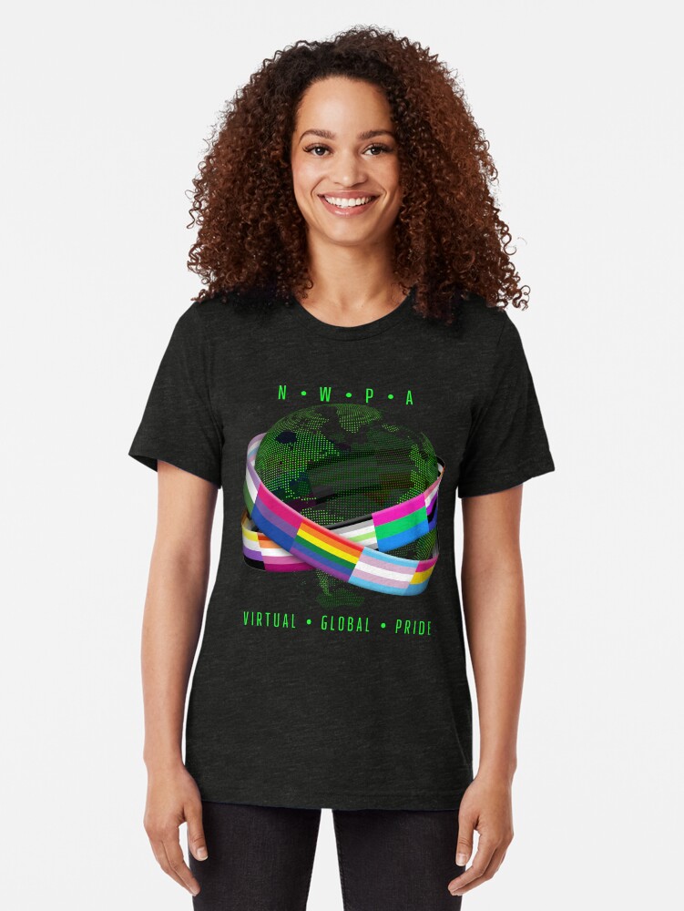 Thumbnail 2 of 6, Tri-blend T-Shirt, NWPA Global Virtual Pride designed and sold by Patrick Hiller.
