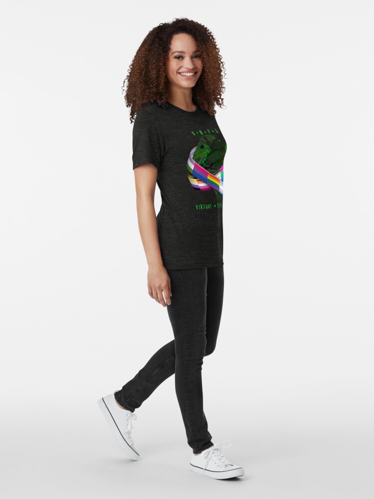 Thumbnail 3 of 6, Tri-blend T-Shirt, NWPA Global Virtual Pride designed and sold by Patrick Hiller.