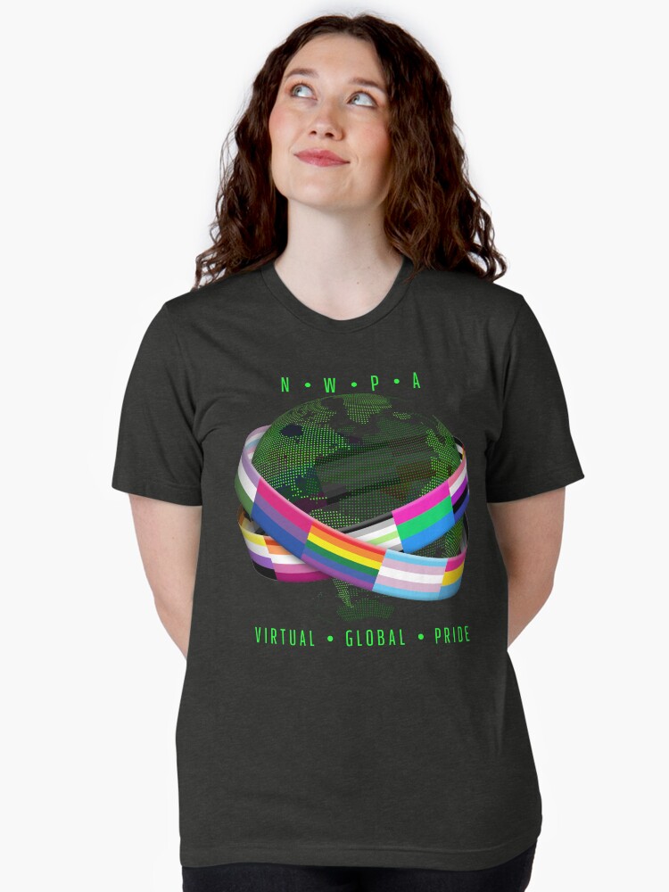 Thumbnail 2 of 7, Tri-blend T-Shirt, NWPA Global Virtual Pride designed and sold by valador.