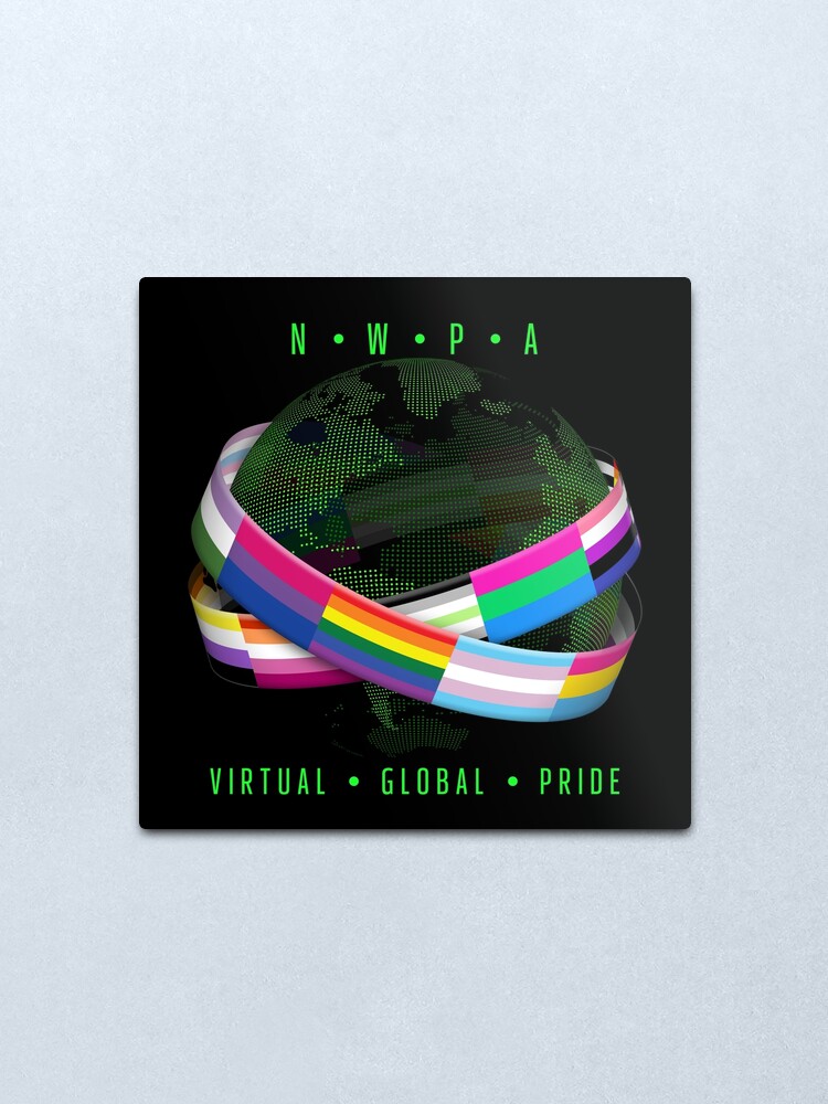 Alternate view of NWPA Global Virtual Pride Metal Print
