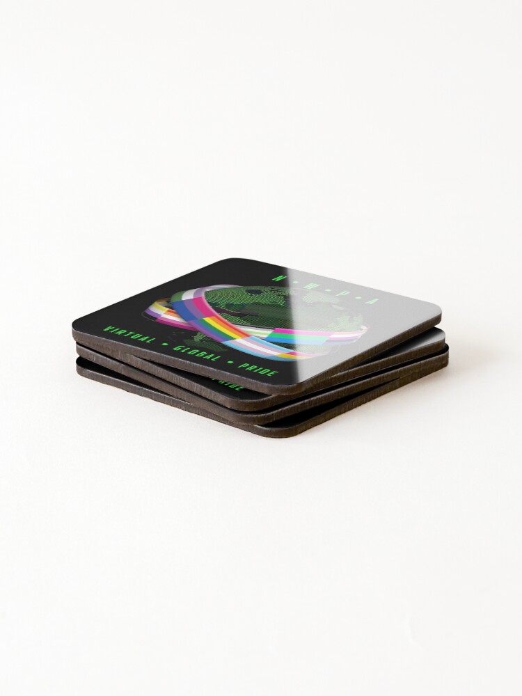 Alternate view of NWPA Global Virtual Pride Coasters (Set of 4)