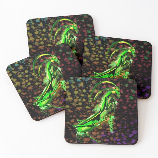 Item preview, Arte del Doodle Mantis religiosa designed and sold by BluedarkArt.