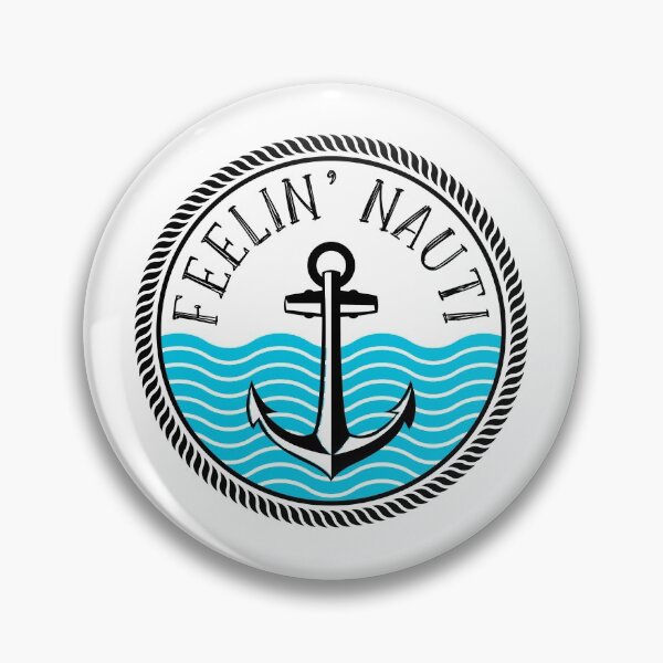 Item preview, Funny Cruise Saying Feelin' Nauti Anchor Boat Nautical Quote  designed and sold by CreatedByHeidi.